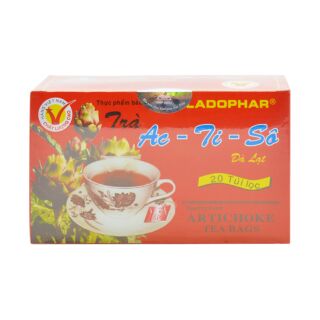 Trà Actiso Đà Lạt LADOPHAR hộp 20 túi lọc