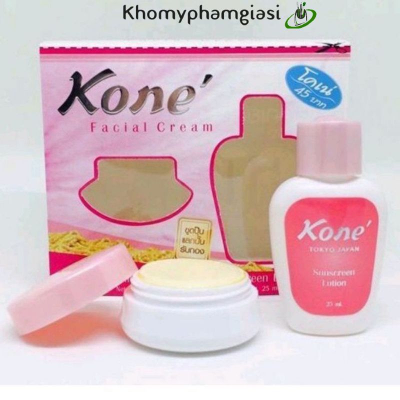 Kem Koné Thái Lan, Kem Dưỡng Trắng Da Mặt Ngừa Mụn Nám 30g Hàng Chính Hãng