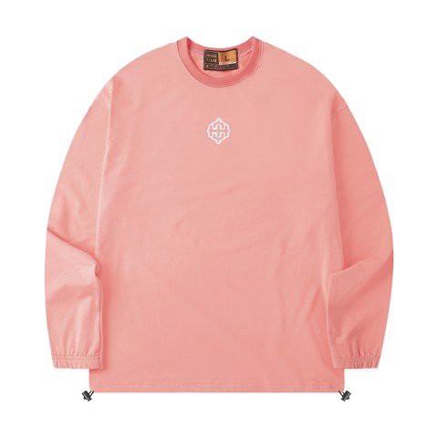 Áo Longsleeve OVERFLOW Tay Dài Trắng/Đen/Hồng/Xanh Lá Nỉ Cotton - HIGHCLUB Brand Chính Hãng