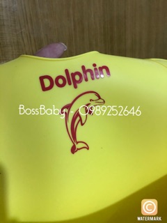 Yếm ăn dặm silicone siêu mềm Dolphin