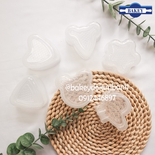 Set khuôn cơm bento, cơm nắm 6 chiếc