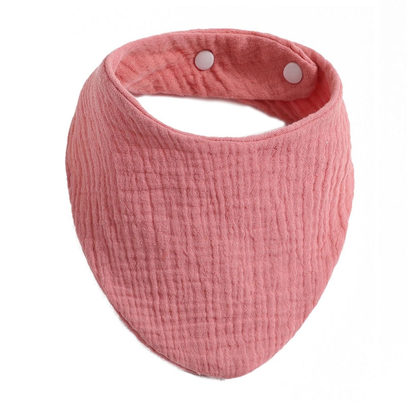 Yếm tập ăn cho bé hình tam giác chất liệu cotton an toàn tiện dụng