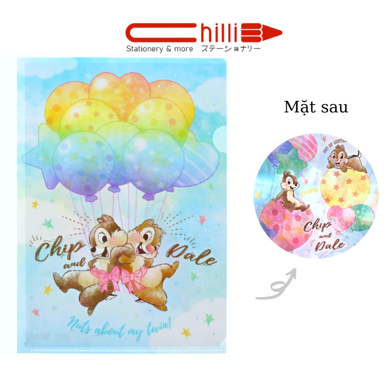 Túi Đựng Tài Liệu Sun-Star Chara Para DC 2 Size A4 File Tích Hợp 2 Ngăn, Loại Họa Tiết Siêu Đáng Yêu