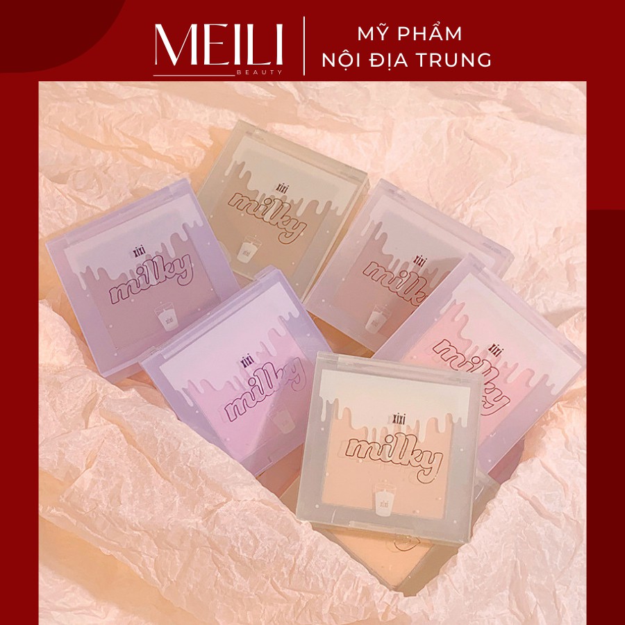 Phấn Má Hồng Dạng Nén Milky Mịn Nhẹ Tự Nhiên Lên Màu Chuẩn Giữ Màu Lâu Trôi - Meili Beauty