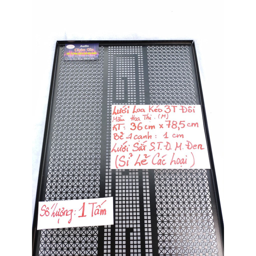 Lưới loa kéo 3 tấc đôi 1 tấm Aduio châu Gia