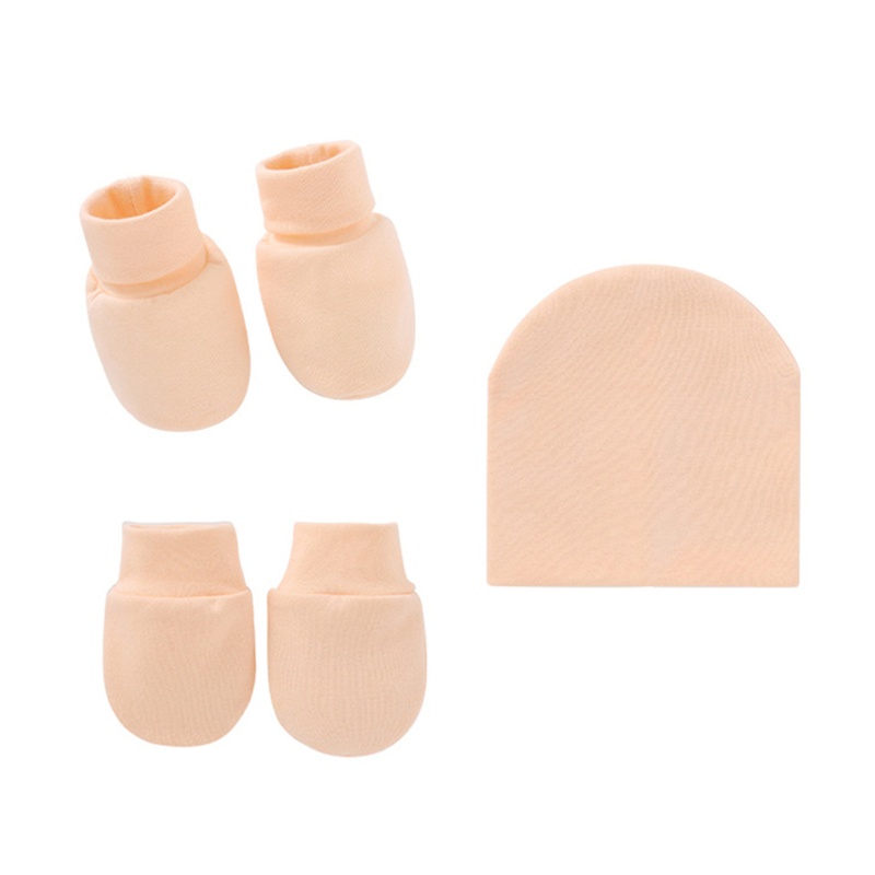 Set 3 Găng Tay Mềm Mại Thoải Mái Chống Trầy Xước Cho Bé