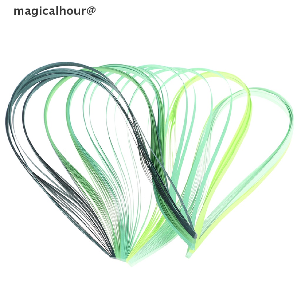 Magicalhour 100Pcs/set Paper Quilling Strips Set 3mm 39cm Paper For Craft DIY Quilling Tool new