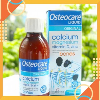 Canxi nước Osteocare Liquid 200 ml cho trẻ còi xương, bà bầu Vitabiotics Anh