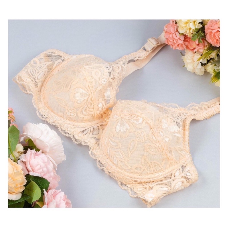 Áo Lót Nữ Ren Lụa Mềm Đệm Mỏng 2004, Có Gọng Cao Cấp - ÁO REN có video thật a