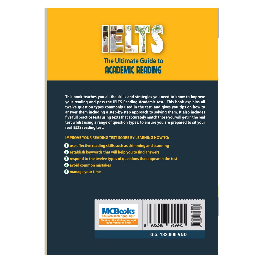 Sách - IELTS – The Ultimate Guide to Academic Reading Mcbooks