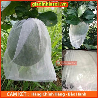 [Có Dây Rút] Túi Bọc Trái Cây Chất Liệu Bông Hữu Cơ, Bảo Vệ Hoa Quả Khỏi Côn Trùng, Tia Cực Tím, Bức Xạ Mặt Trời