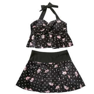 BS6113_Set đồ bơi big size ren trắng