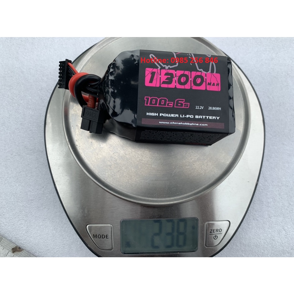 Pin Lipo CNHL 1300MAH 22.2V 6S 100C - Hàng chính hãng, nhập khẩu trực tiếp