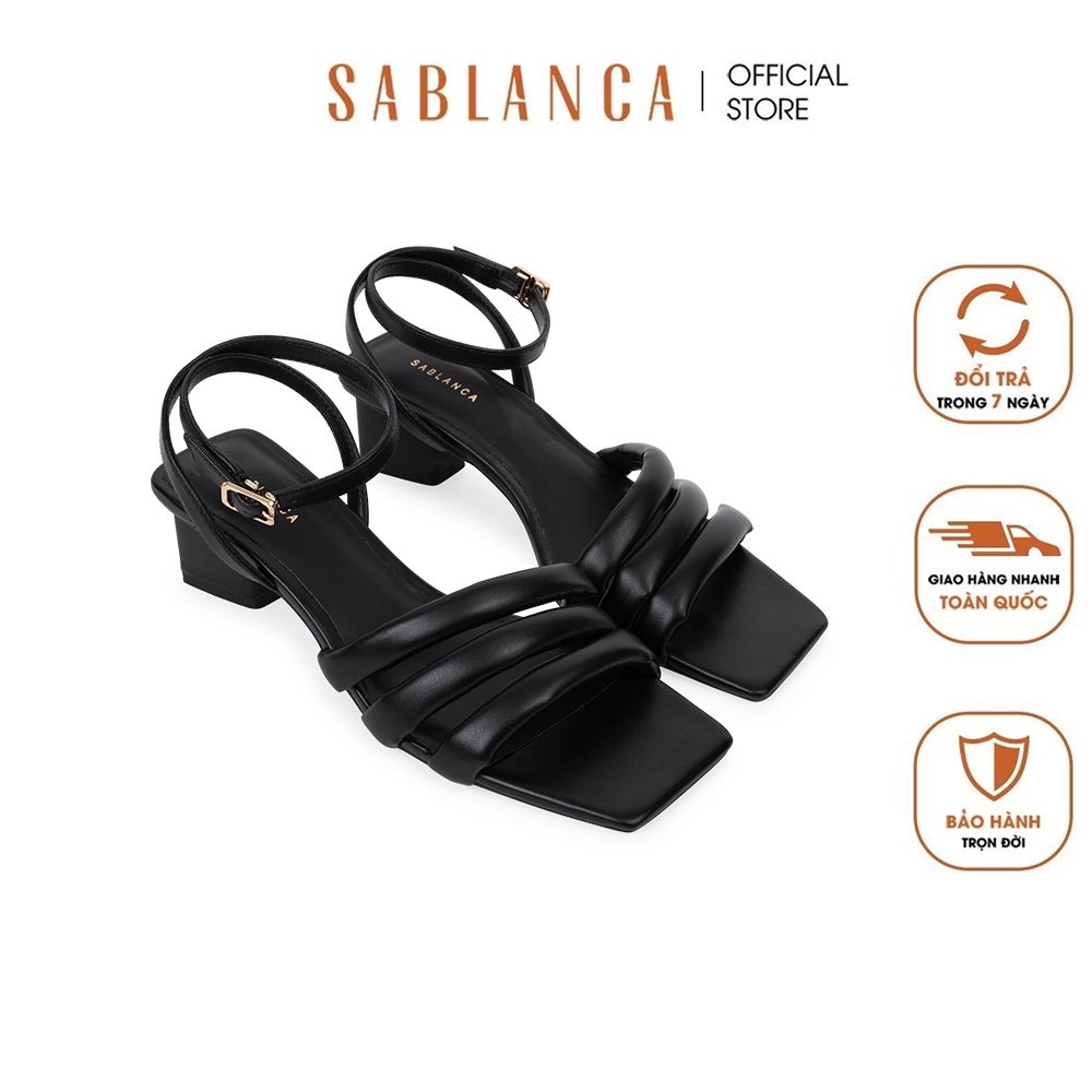 Giày sandal nữ cao gót quai ngang SABLANCA 5050SN0164