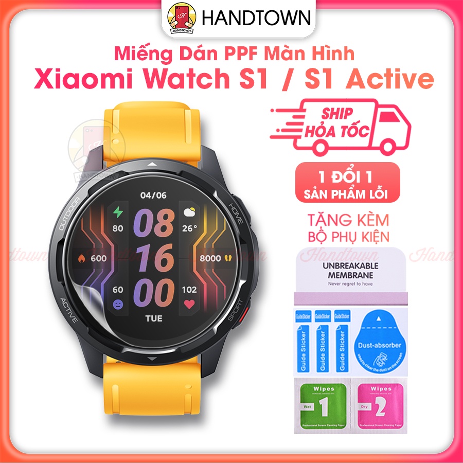 Miếng Dán Dẻo Màn Hình Dành Cho Xiaomi Watch S1 / S1 Active PPF Mặt Trước Chống Trầy Xước Cường Lực Va Đập 46mm 47mm