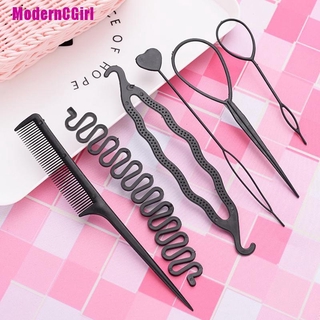 [Hàng mới về] Set 6 dụng cụ tết tóc tạo kiểu xinh xắn cho bé
