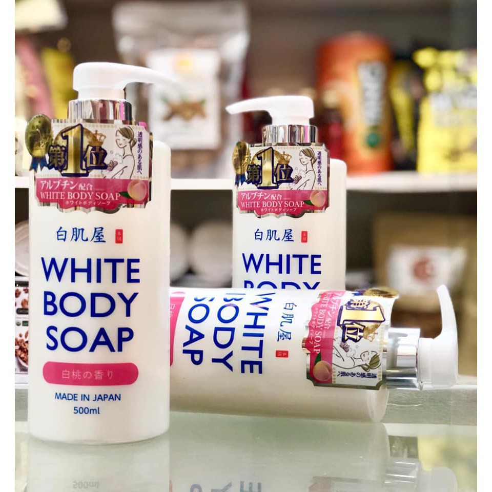 Sữa Tắm Trắng Da White Body Soap 500ml