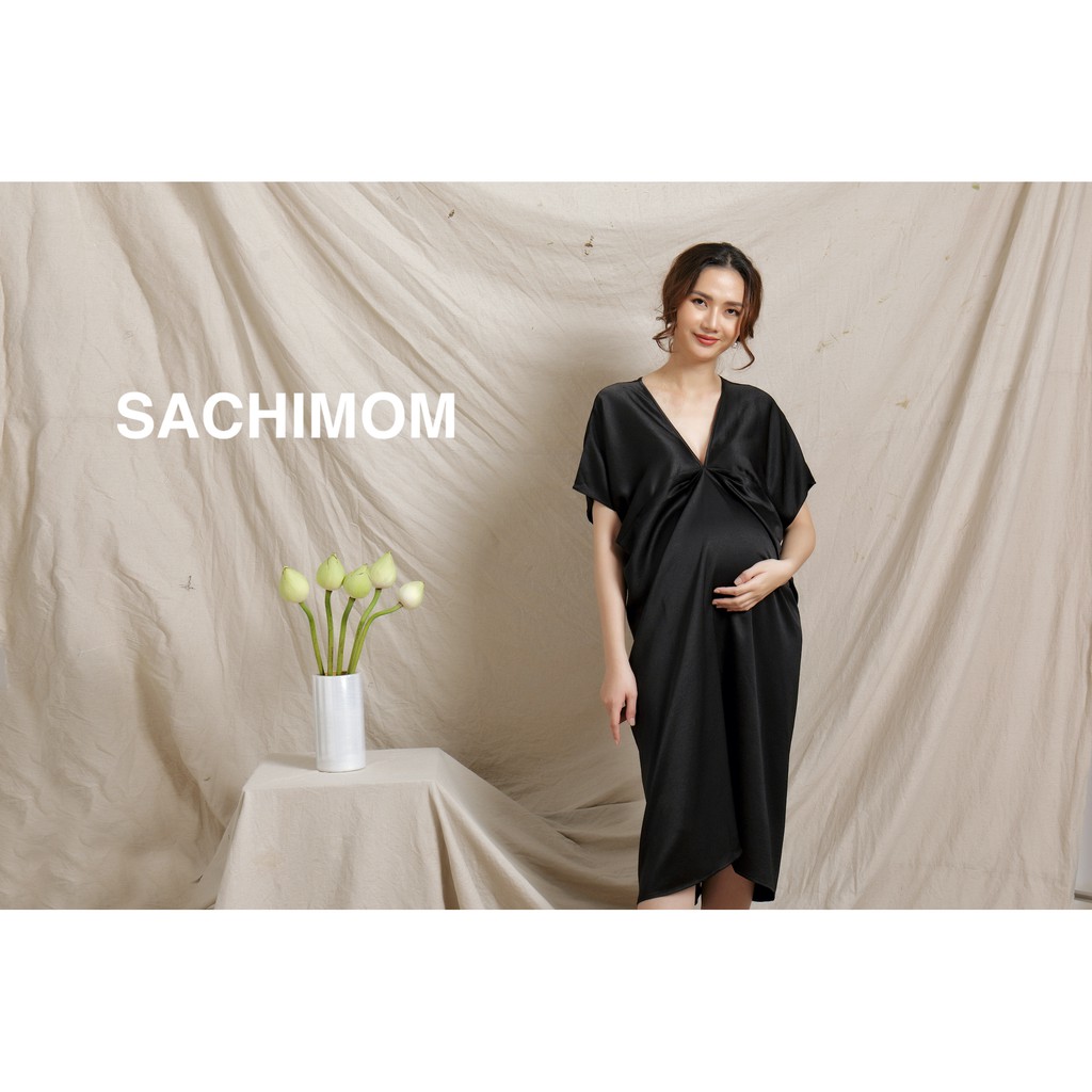 Đầm Bầu SACHIMOM - Váy Bầu Lụa LILY DRESS