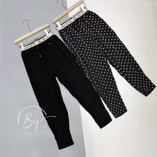Quần bomber nhăn cạp chữ