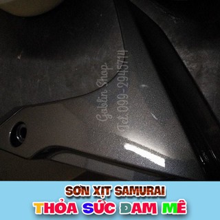 Combo sơn Samurai màu xám tối S314