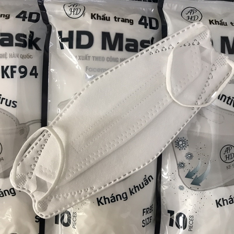 Khẩu trang y tế 4D Mask kháng khuẩn 4 lớp Hàn Quốc DQ94