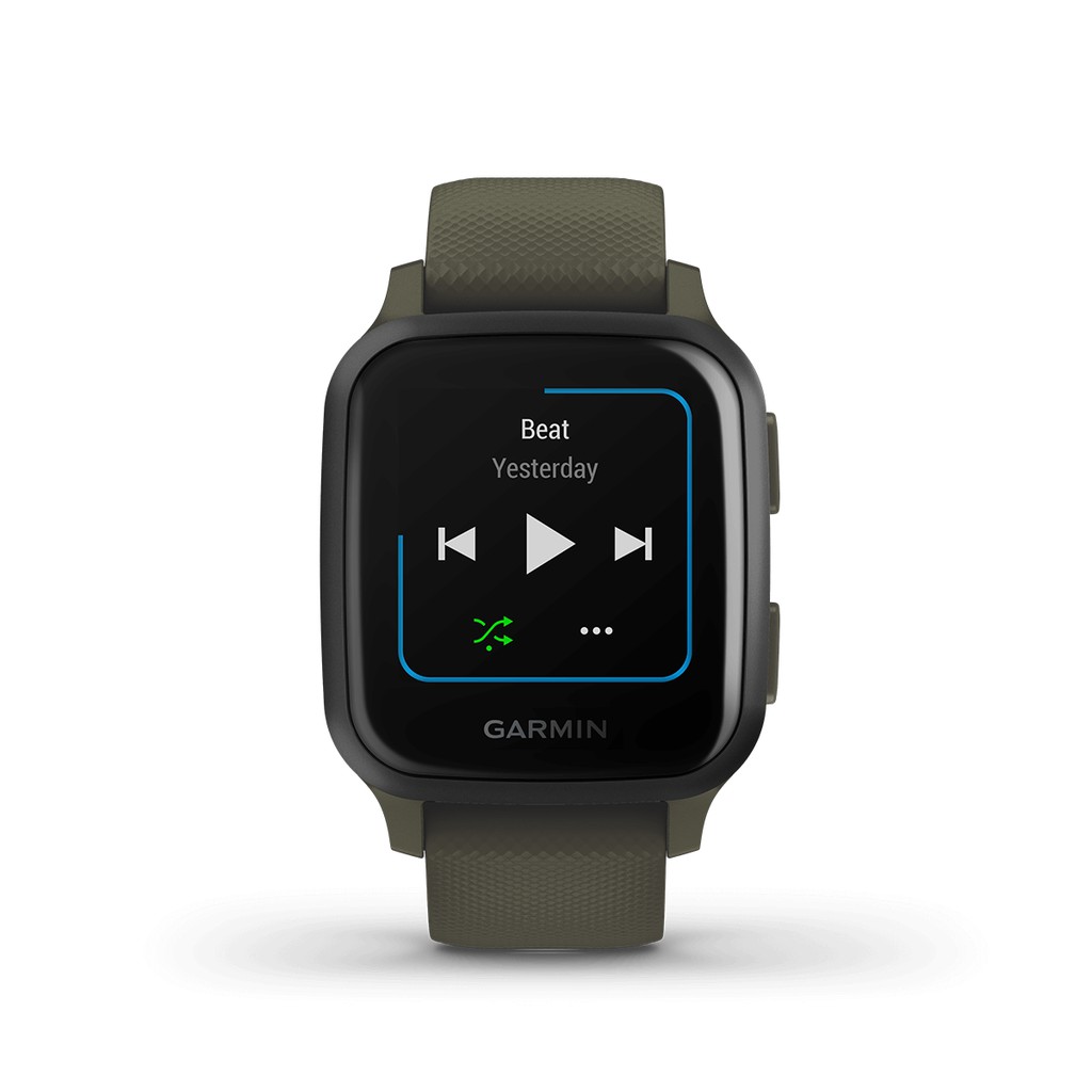 Đồng hồ thông minh Garmin Venu SQ Music, NFC, Phiên bản có âm nhạc (Xanh rêu | Xám đá phiến) - Chính hãng FPT