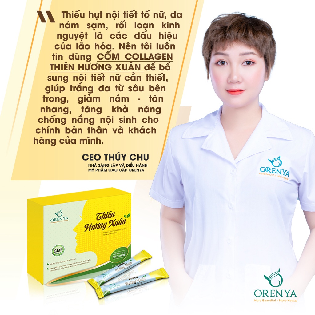 Cốm Nội Tiết Thiên Hương Xuân – Bổ Sung Nội Tiết Tố Nữ, Giảm bốc hỏa, Làm Đẹp Da - ORENYA TPHCM