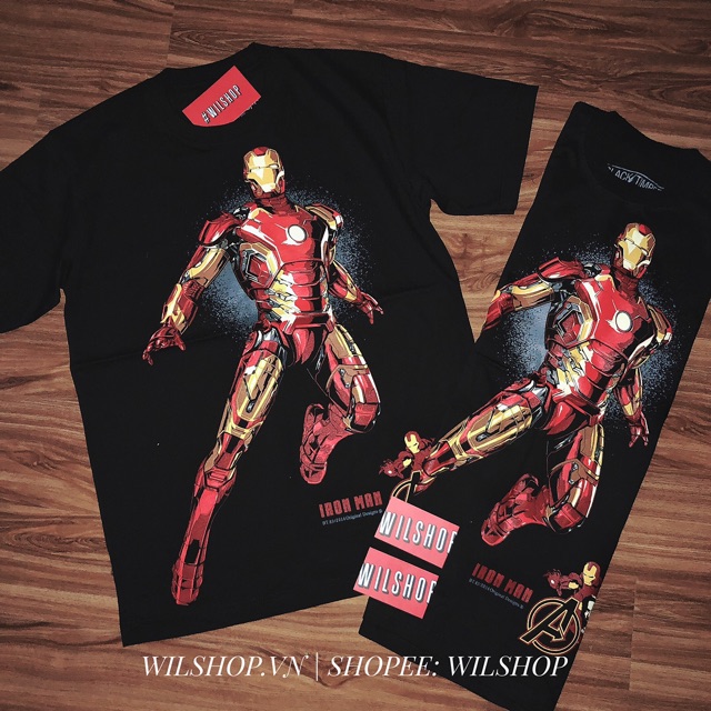IRON MAN - ÁO MARVEL IN 3D - ÁO THUN UNISEX  - SIÊU ANH HÙNG