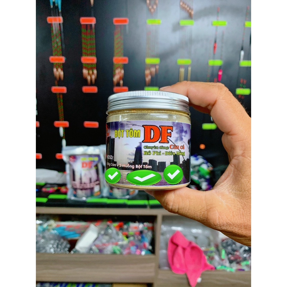 BỘT TÔM CÂU CÁ -DUY FISHING 100GR