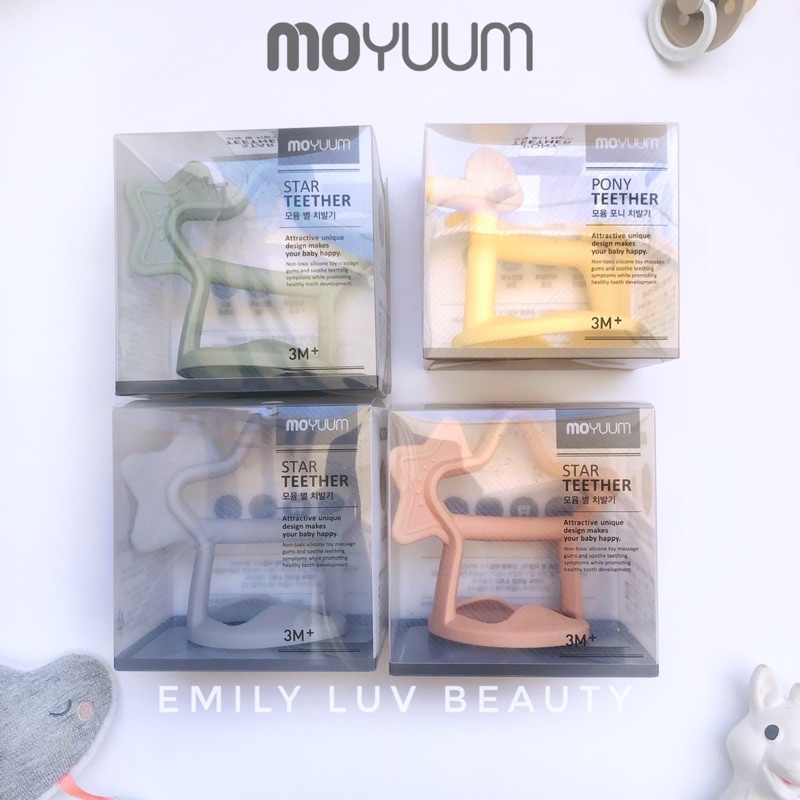 Gặm nướu Silicon Moyuum Hàn Quốc cho bé