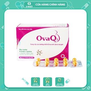 OVAQ1 VIÊN DƯỠNG TRỨNG HỖ TRỢ PHỤ NỮ VÔ SINH, HIẾM MUỘN