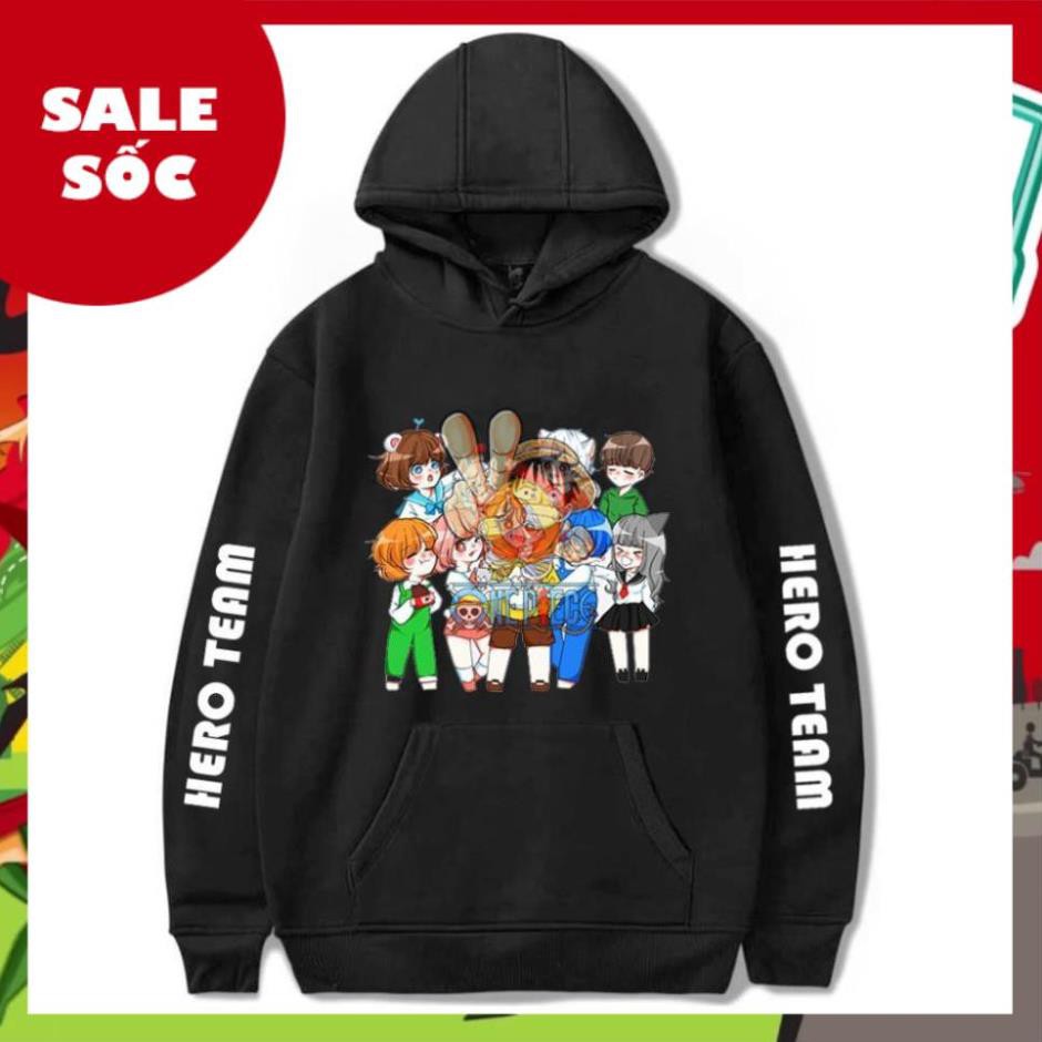 BST áo Hoodie Hero Team - Mini World - MineCraft cực chất - có size trẻ em