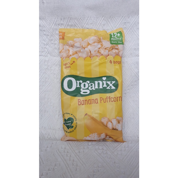 Bánh ăn dặm snack Organix cho bé 6, 9 10, 12 tháng tuổi (túi lớn)