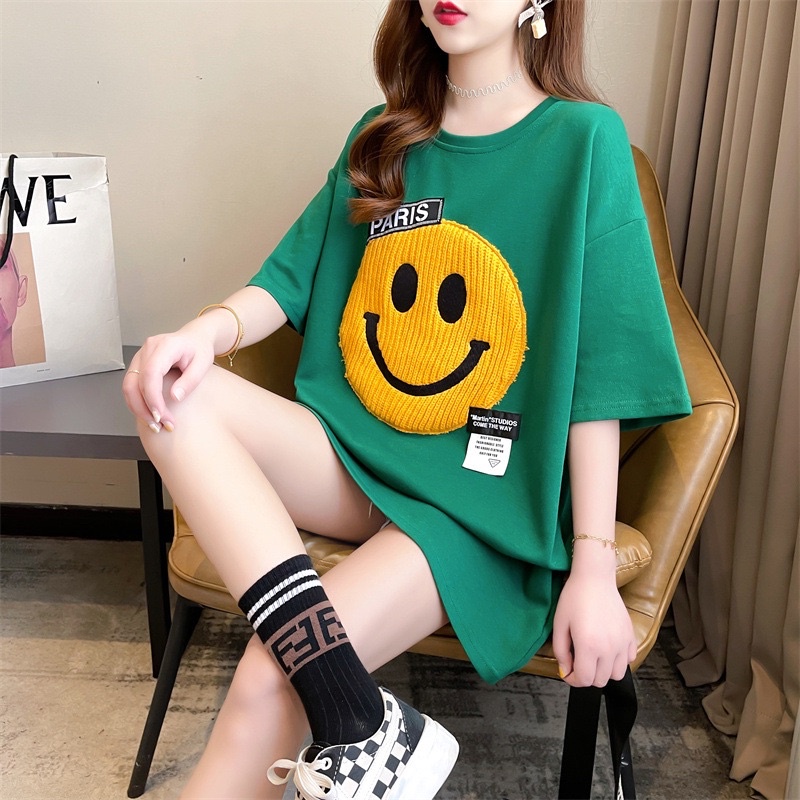 Áo phông cotton mặt cười