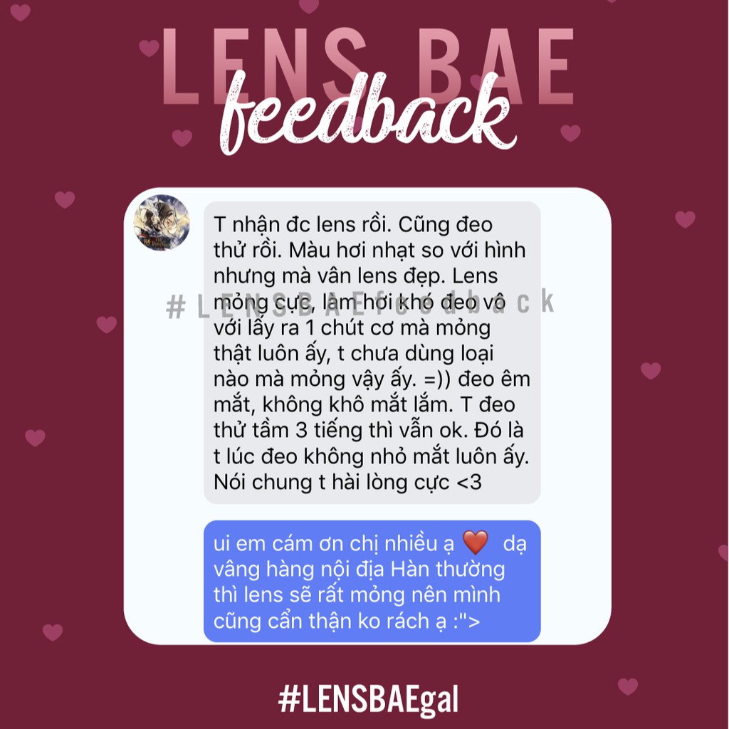 Xả hàng Lens Vassen Sapphire Brown date T5/2022