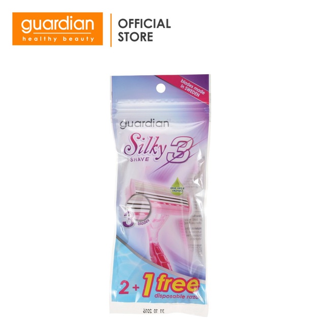 Dao cạo nữ Guardian Silky 3 lưỡi 3 cây