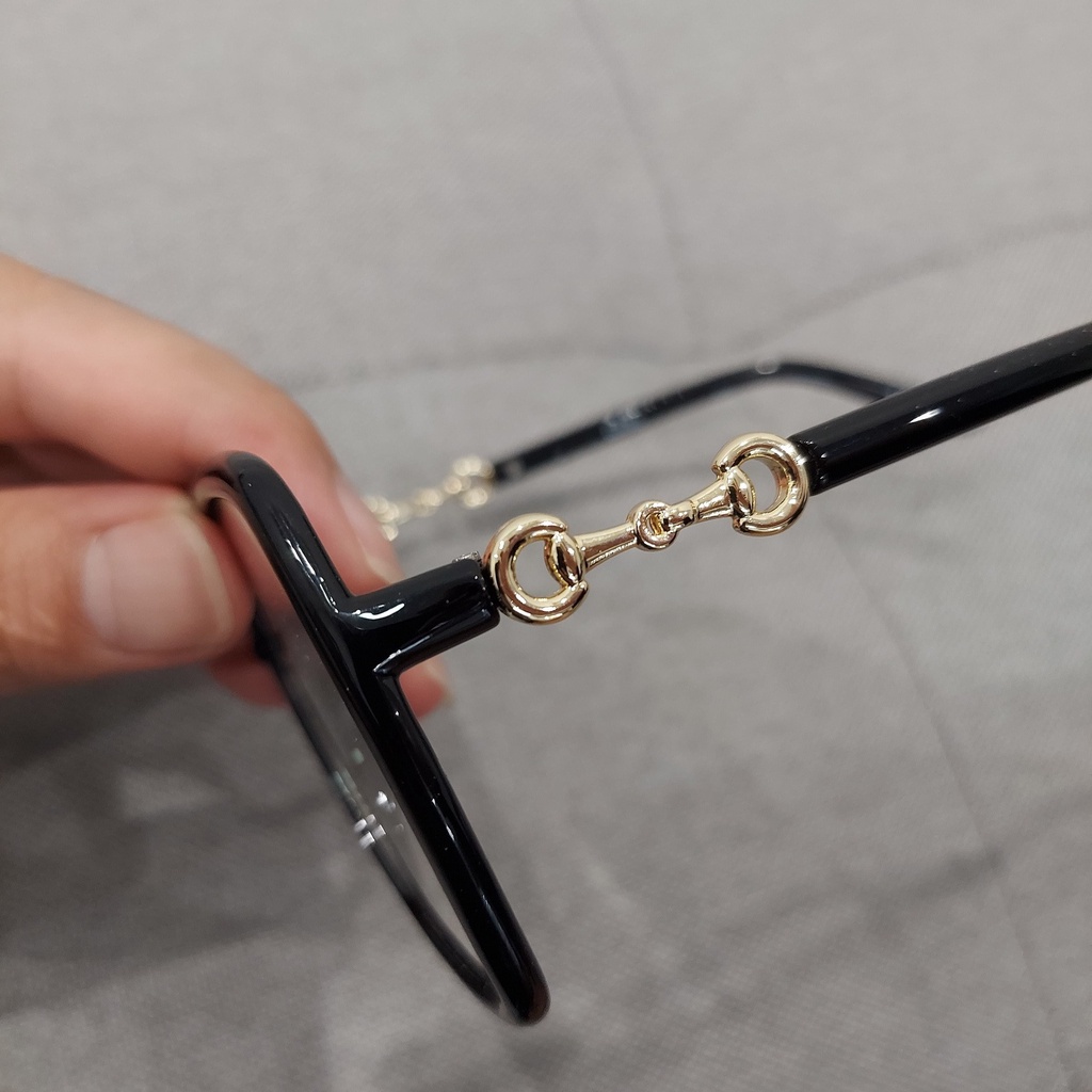 Kính Trắng Bản To Gọng Đen Thời Trang Cidu Mk23