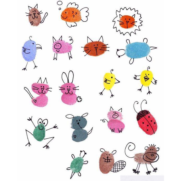 Vẽ Vân Tay 20 Màu