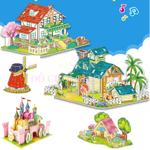 Bộ 4 Qùa Tặng Lego Lắp Ráp Cho Bé Yêu, Đồ Chơi Xếp Hình Thông Minh