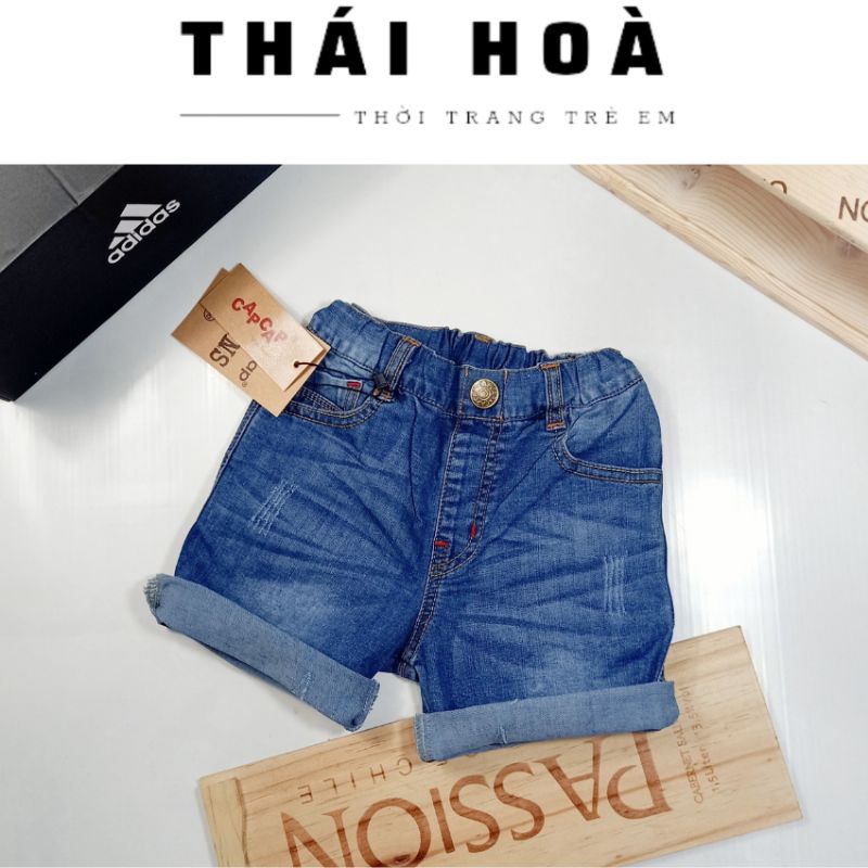 [JEANS CAP] Quần jean lửng bé trai 12_18kg chất jean xịn shop