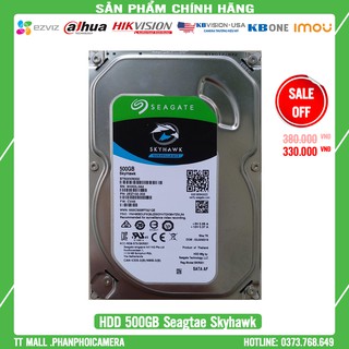 [Giá Hủy Diệt]Ổ Cứng Chuyên Dụng HDD Cho Camera Seagate Skyhawk 500GB hàng mới 100%- bh 24 tháng