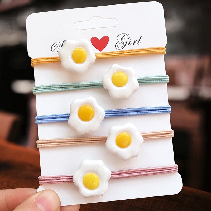 Dây Buộc Tóc Cao Su Kiểu Hàn Quốc Đơn Giản Xinh Xắn