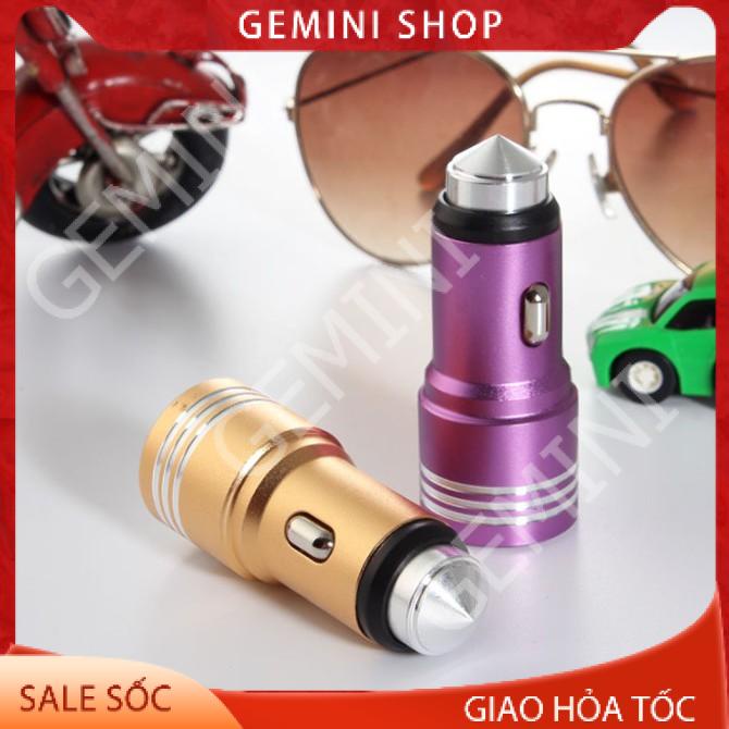 Tẩu sạc điện thoại trên xe ô tô 2 cổng sạc USB 2.1A mẫu 1 giá rẻ | BigBuy360 - bigbuy360.vn