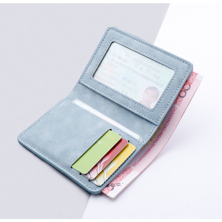 Ví da nam mini 1021 đựng thẻ cầm tay thời trang nhỏ gọn