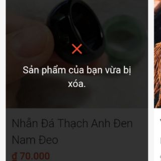 Nhẫn Nam Bản To Đá Màu Đen