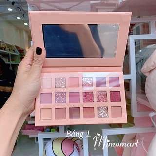 Bảng phấn mắt 18 ô lấp lánh Novo Cinderella CHÍNH HÃNG 2 tông