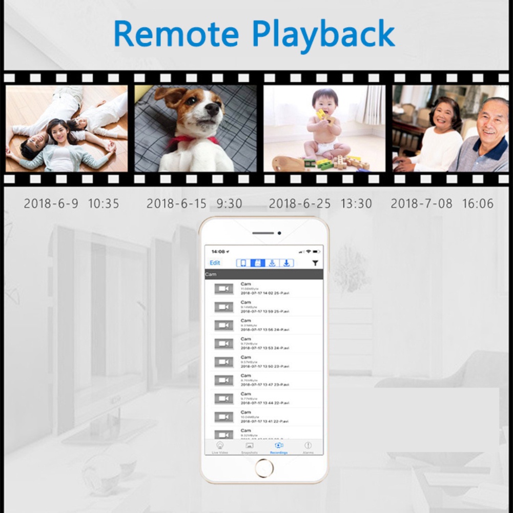 Camera mini xd wifi Không Dây hd 1080p ir-cut Với Tầm Nhìn Ban Đêm Cho Điện Thoại Di Động / Nhà / Bảo Mật / Quay video