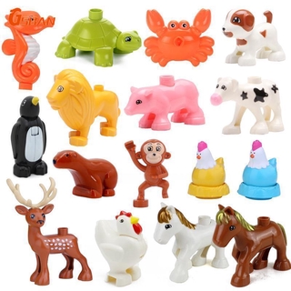 Bộ Đồ Chơi Lắp Ráp Mô Hình Thành Phố Động Vật Trong Sở Thú Cho Trẻ Em