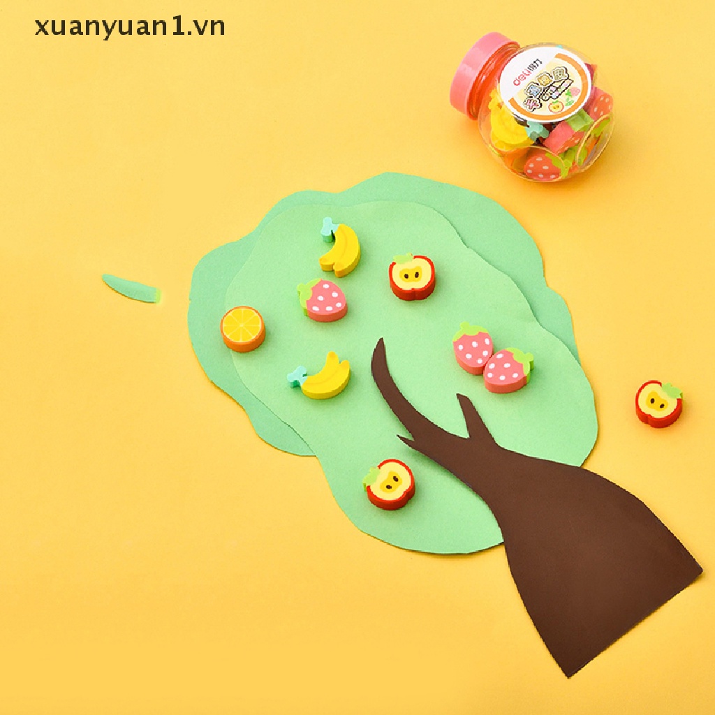 Set 20 Gôm Tẩy Tạo Hình Trái Cây Dễ Thương