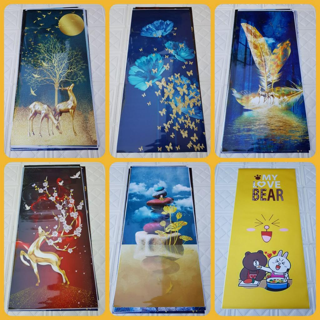 Miếng dán tủ lạnh, keo dính chắc chắn, hình ảnh sắc nét, không phai màu